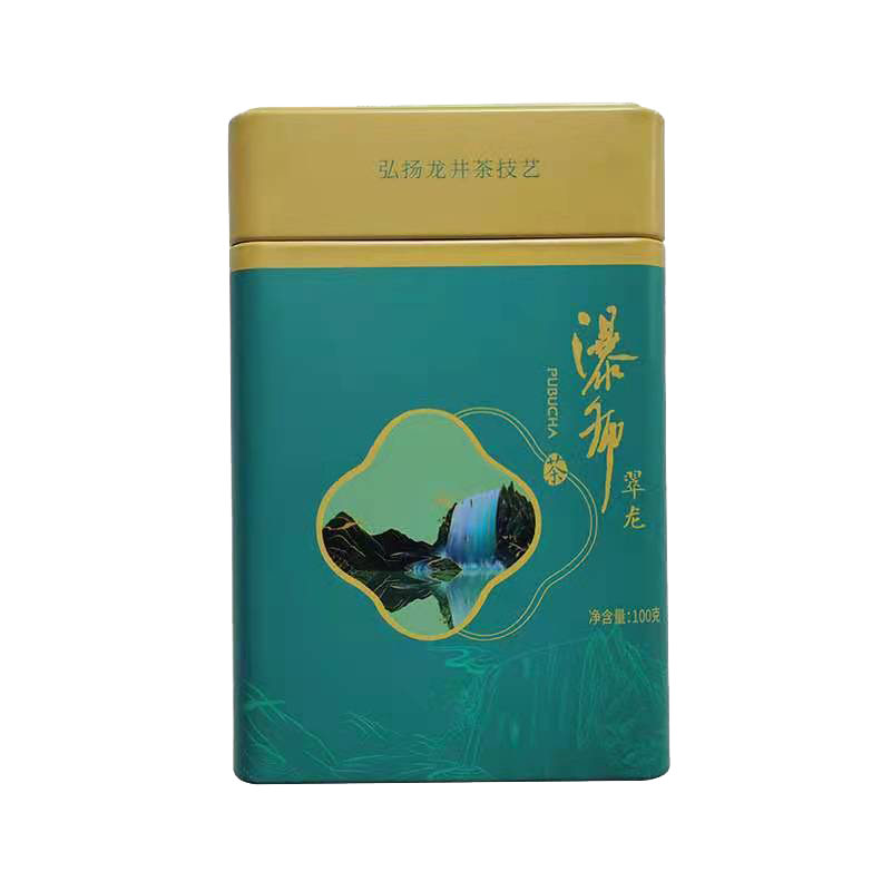 貴州綠茶 安順瀑布茶辦公茶2021新茶 一級(jí)翠龍100克罐裝